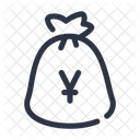 Yen Money Sack Icon