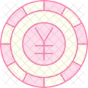 Yen Money Currency Icono