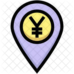 Yen Location  Icon