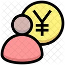 Yen Manager Finance Manger Banker Icon