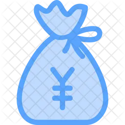 Yen Money Bag  Icon