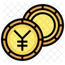 Yen Munze Yen Bargeld Icon