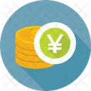 Yen-Münzen  Symbol