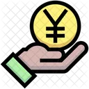 Yen Pay Coin Give Icon