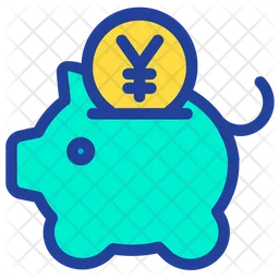 Yen Piggy  Icon