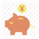 Mpiggy Bank Yen Yen Savings Savings Icon