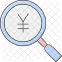 Yen Search Currency Icon