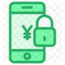 Movil Bloqueo De Contrasena Seguridad De Pagos En Linea Icono