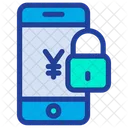 Movil Bloqueo De Contrasena Seguridad De Pagos En Linea Icono