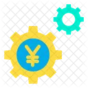 Yen Setting Wheel  Icon