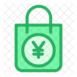 Yen Shopping  Bag  Icon