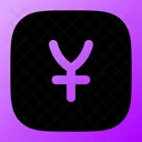 Yen Square Icon