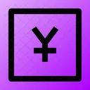 Yen Square Icon