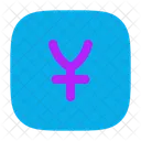 Yen Square Yen Yen Coin Icon