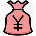 Yen Beutel Geldbeutel Geldsack Symbol