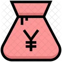 Yen Beutel Geldbeutel Geldsack Symbol