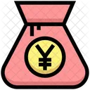 Yen Beutel Geldbeutel Geldsack Symbol