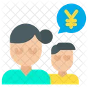 Yen Man Woman Icon