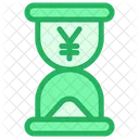 Sanduhr Yen Zeit Icon