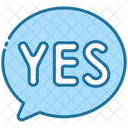 Yes bubble  Icon