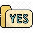 Folder Yes Archive Icon