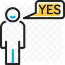 Yes All Right Very Well Yup Yeah Yep Okay Agreed Icon