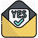 Yes mail  Icon