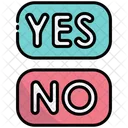 Button Yes No Icon