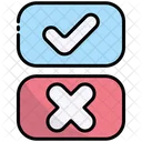 Yes no buttons  Icon