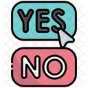 Yes No Button Icon