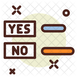 Yes No icon PNG and SVG Vector Free Download