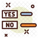 Yes No Poll Yes No Icon