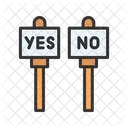 Yes Or No Vote Voting Icon