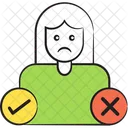 Yes Or No Choice Decision Making Icon