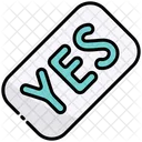 Stamp Yes Accept Icon