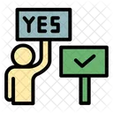 Yes Vote Yes Vote Icon