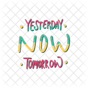 Yesterday now tomorrow  Icon