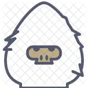 Yeti Snow Winter Icon