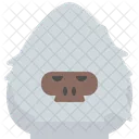 Yeti Snow Winter Icon