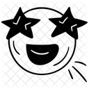 Yeux Detoile Emoji Expression Icon