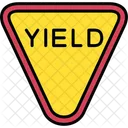 Yield Give Way Red Icon