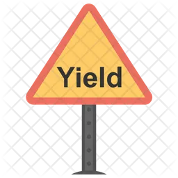Yield Sign  Icon