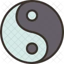 Yin Yang Taoism Icon