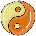 Yin And Yung Dualism Chinese Philosophy Icon