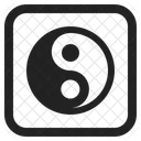 Yang High Contrast Icon