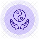 Yin Yang Equilibrio Icon