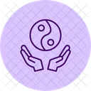Yin Yang Equilibrio Icon