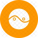 Circle Two Parts Icon