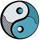 Yin Yang Taoism Chinese Icon