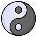Yin Yang Chinese Taoism Icône